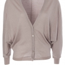 heart Strickjacke greige, Gr.36/S - Kora - aus Kaschmir