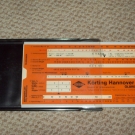 Körting Rechenschieber für Öl- und Gasbrenner, neuwertig mit Hülle