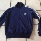 Herren Trainingsjacke ADIDAS blau Größe 52