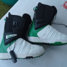 Snowboard Stiefel von "Burton", Softboots, Gr. 11(43), grün-weiß, Mod. MOTO