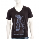 CRISTIANO CABRANO T-Shirt schwarz, Gr.48/S
