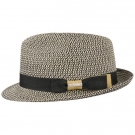 Stetson Contrast Colour Toyo Trilby Hut Fedora Strandhut Sonnenhut Sommerhut St