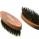Dr.Dittmar Bartbürste oval Naturborsten dunkles Natur-Holz hart Germany TOP!