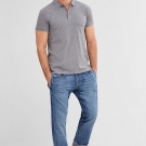 Basic Polo-Shirt aus feinem