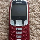 Siemens A65 Cell Phone with 3.7 Volt Charger and Battery