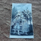 PETITE SOIE TISSEE WOVEN SILK SIGNEE NEYRET ACCORDEON NOCE MARIAGE WEDDING 