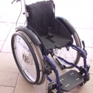 SOPUR Youngster II Kinder-Faltrollstuhl SB 28 cm bis 75 kg Aktiv Rollstuhl BLAU