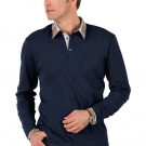 Catamaran Poloshirt mit Knopfleiste und Brusttasche