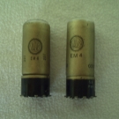  Elektronen Röhren - Hier zwei gebrauchte EM 4 von Valvo !