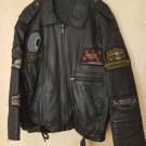 Indianapolis Rollfast echte Lederjacke schwarz Grösse 54 mit Taschen 2xgetragen