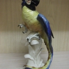 Ens Papagei Porzellanfigur ca. 32 cm Figur Porzellan 