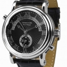 Calvaneo Meisterwerk "PHARON Black" Weiß vergoldete Automatikuhr SEAGULLKALIBER