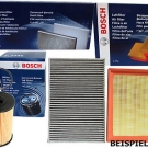 NEU BOSCH INSPEKTIONS SET LUFT ÖL AKTIVEKOHLE INNENRAUM FILTER VW T5 1,9 2,5 TDI