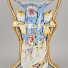 e21m38- Jugendstil Porzellan Vase Dresden
