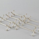 e27d05- 6x Messerbank, 4x Silber Österreich-Ungarn/ 2x versilbert