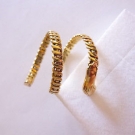 Wunderschöner seltener antiker verzierter Ring Gold 750 "Schlangenring"