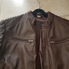 JCC Lederjacke Echtleder Biker modisch Gr. 54 NEU Schulter Applika