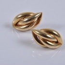 i06t20- Paar 14kt/ 585er Gold Schmuck Ohrstecker, ohne Schließen