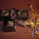 3x Computer Netzteil, 2x Be Quiet, 1x Tronie, defekt f. Bastler als Ersatzteils.