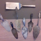 Konvolut Tortenheber versilbert 7 Stück