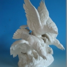 RS0418-434: Schierholz große Adler Gruppe Eagle Porzellan