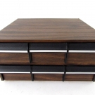 Vintage Kassettenbox, Aufbewahrugsbox für Kassetten 60er Jahre