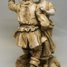 Antik Volkstedt gemarkt Tänzer Tänzerin Paar Tanzen  Figur Porzellanfigur 