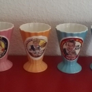 6 Eisbecher + 5 Eislöffel Villeroy und boch