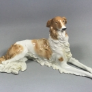 Schaubach Kunst um 1930 Windhund Barsoi Porzellan sehr selten