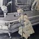 Rare Antique French Neyret Freres Silk-Le Leçon de Billard d'Après Alonzo Perez