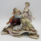 Antique German VOLKSTEDT Rudolstadt MACHELEID Ens Eckert Porcelain FIGURINE