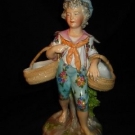 Antike Porzellan Figur R. Eckert Rudolstadt Volkstedt Thüringen