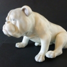 BOULDOGUE BULLDOG PORCELAINE ALLEMANDE GEBRUDER HEUBACH THURINGE