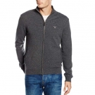 GANT Herren Strickjacke Super Fine Lambswool Zip Cardigan