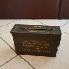 Cassetta In Metallo Porta 200 Cartucce 7,62 Mm Nato for MG M60 M 82