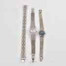 e39c57- 800/ 835er Silber Armband und 2x Armbanduhr