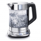 Arendo - Glas Wasserkocher mit Temperatureinstellung