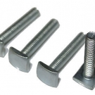 4er Set Nutenstein T-Nut Adapter M6x35 mm (12x12 mm), für Dachrelingträger
