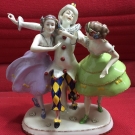 BELLA STATUINA IN PORCELLANA ANTICA FIRMATA