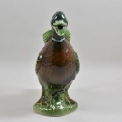 a10x08- Französische Jugendstil Entenkanne aus Keramik