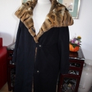 Pelzmantel-Nerzmantel-Fell Mantel