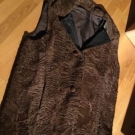 Persianer Wendeweste Braun Mit Taschen