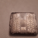 Zigarettenetui 20iger Jahre, Silber, eventuell Jugendstil