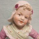 Figur Heubach Mädchen mit Gefässen