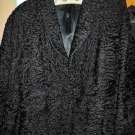 Pelzjacke/Persianerjacke schwarz Gr. 44/46