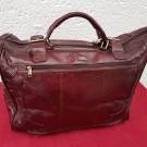 Globetrotter Tasche Reisetasche Groß  Weinrot Alt Retro Vintage Antik Chabby 