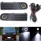 Paar LED Nebelscheinwerfer + Kühlergrill + Schalter für VW T5 TRANSPORTER 