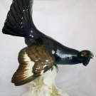 Passau Dressel Kister & Co  Porzellanfigur 46 cm Auerhahn Porzellan Figur