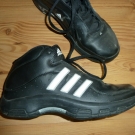 Adidas Torsion Turnschuhe Sportschuhe Freizeitschuhe schwarz halbhoch 45 Leder