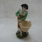 VERY FINE ANTIQUE 19THC CONTINENTAL AUSTRIAN/GERMAN FIGURE OF WARKING BOY.